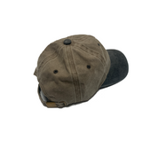 Stamp Embroidered Cap - Khaki/Black