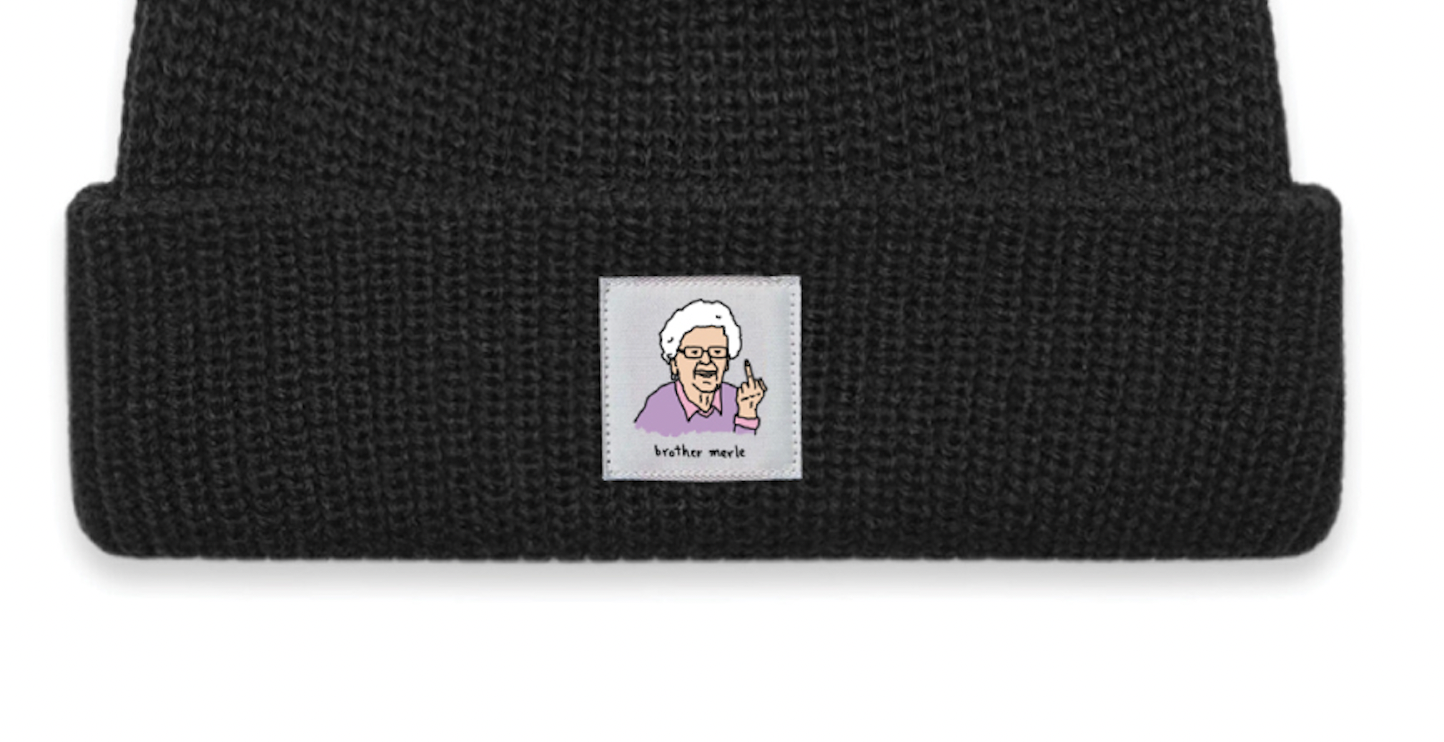 Betty Premium Ribbed Beanie - Black