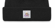 Betty Premium Ribbed Beanie - Black