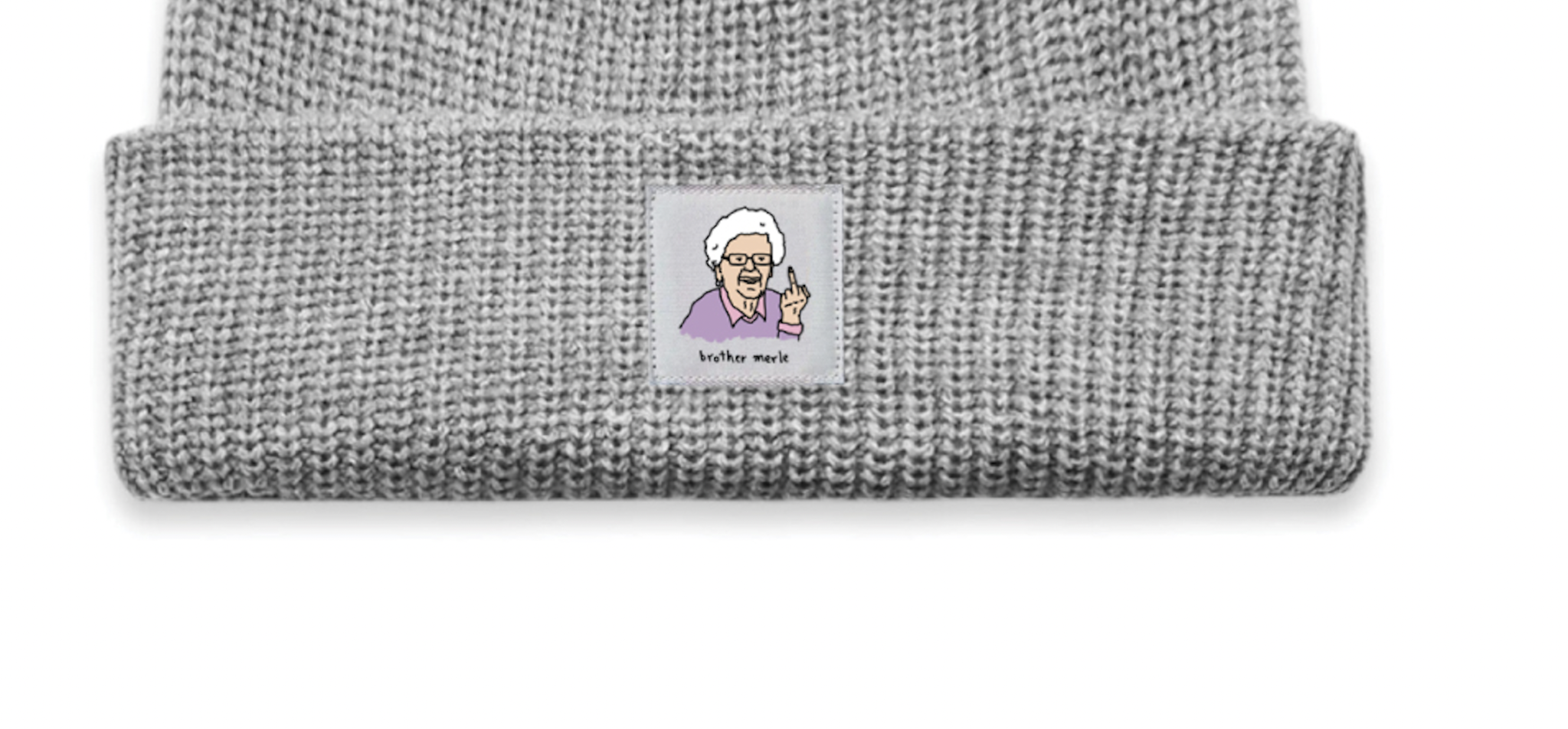 Betty Premium Ribbed Beanie - Gun Metal Heather