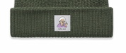 Betty Premium Ribbed Beanie - Alpine Green