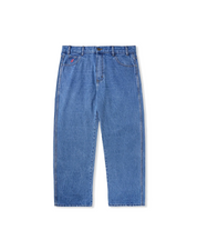 Baggy Denim Jeans - Washed Indigo