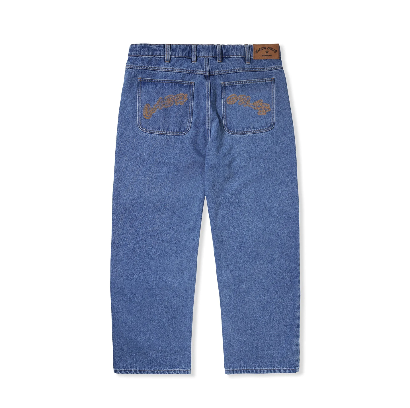 Baggy Denim Jeans - Washed Indigo