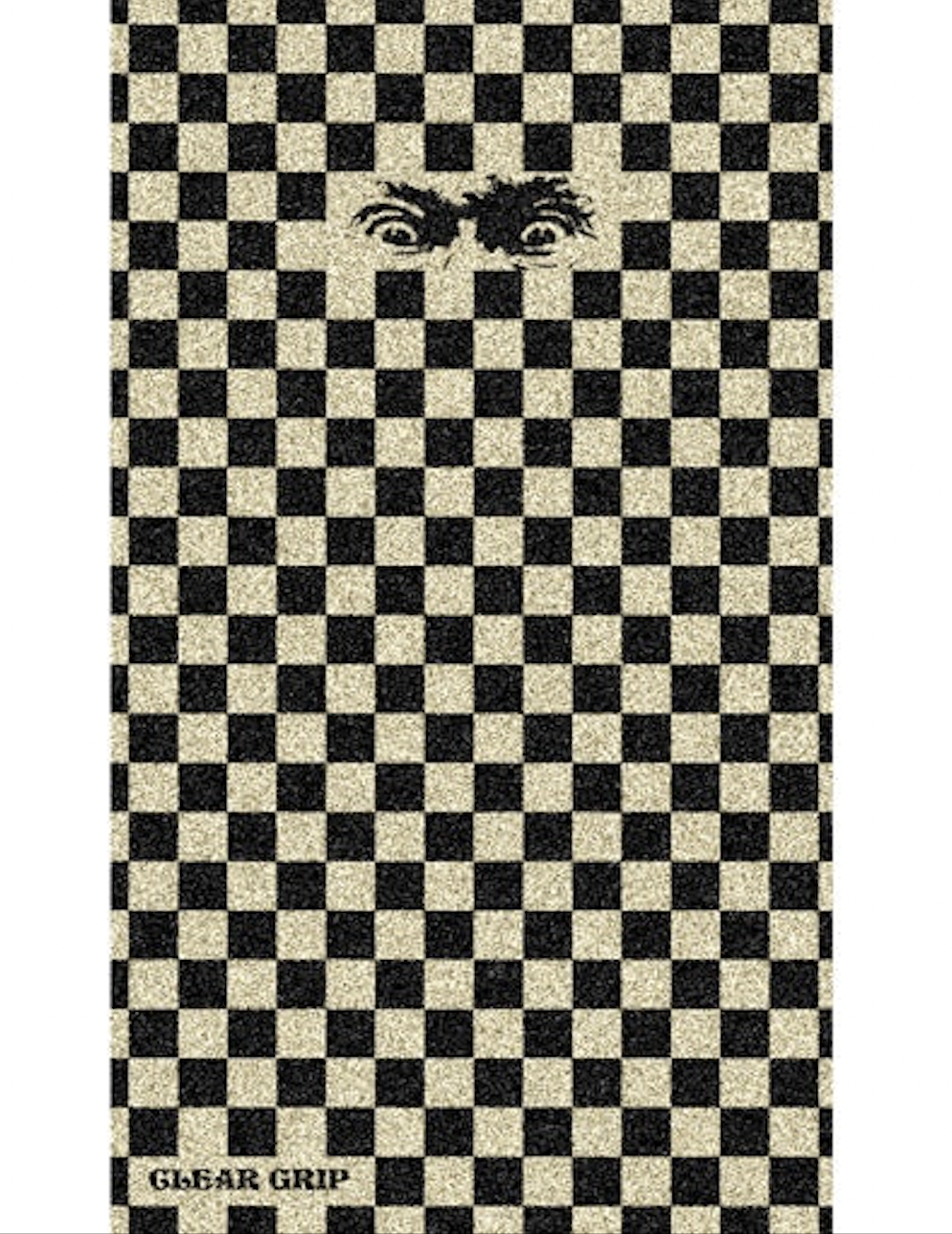 Checkered View Clear Griptape - 10"