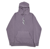 Capuche brodée Baltimore - Pigment Prune