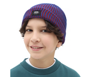 Kids Biggs Waffle Beanie - Dress Blues