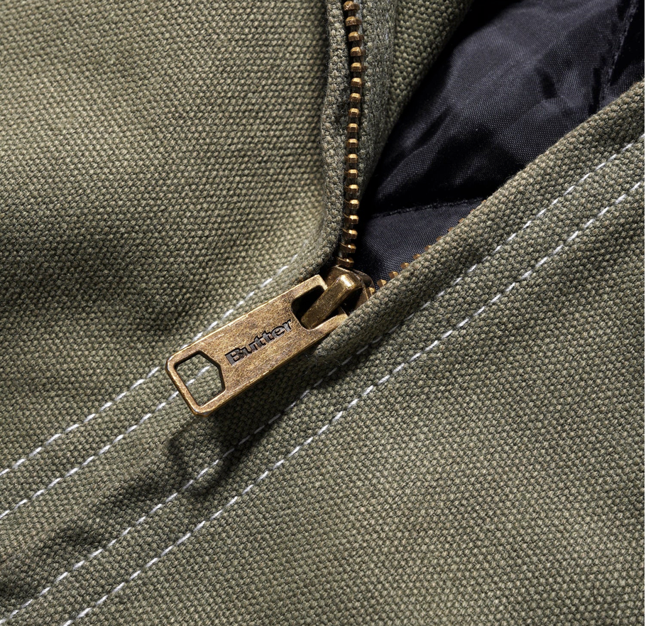 Heavy Weight Canvas Work Jacket - Fern