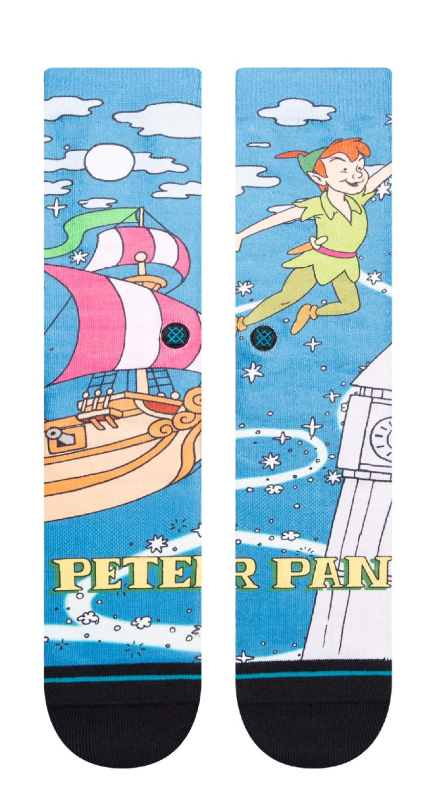 Disney Peter Pan By Travis Crew Socks - Blue