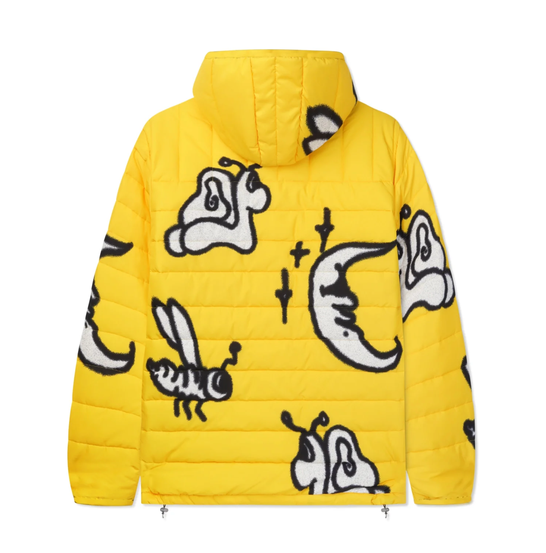 Critter Puffer Anorak Jacket - Yellow