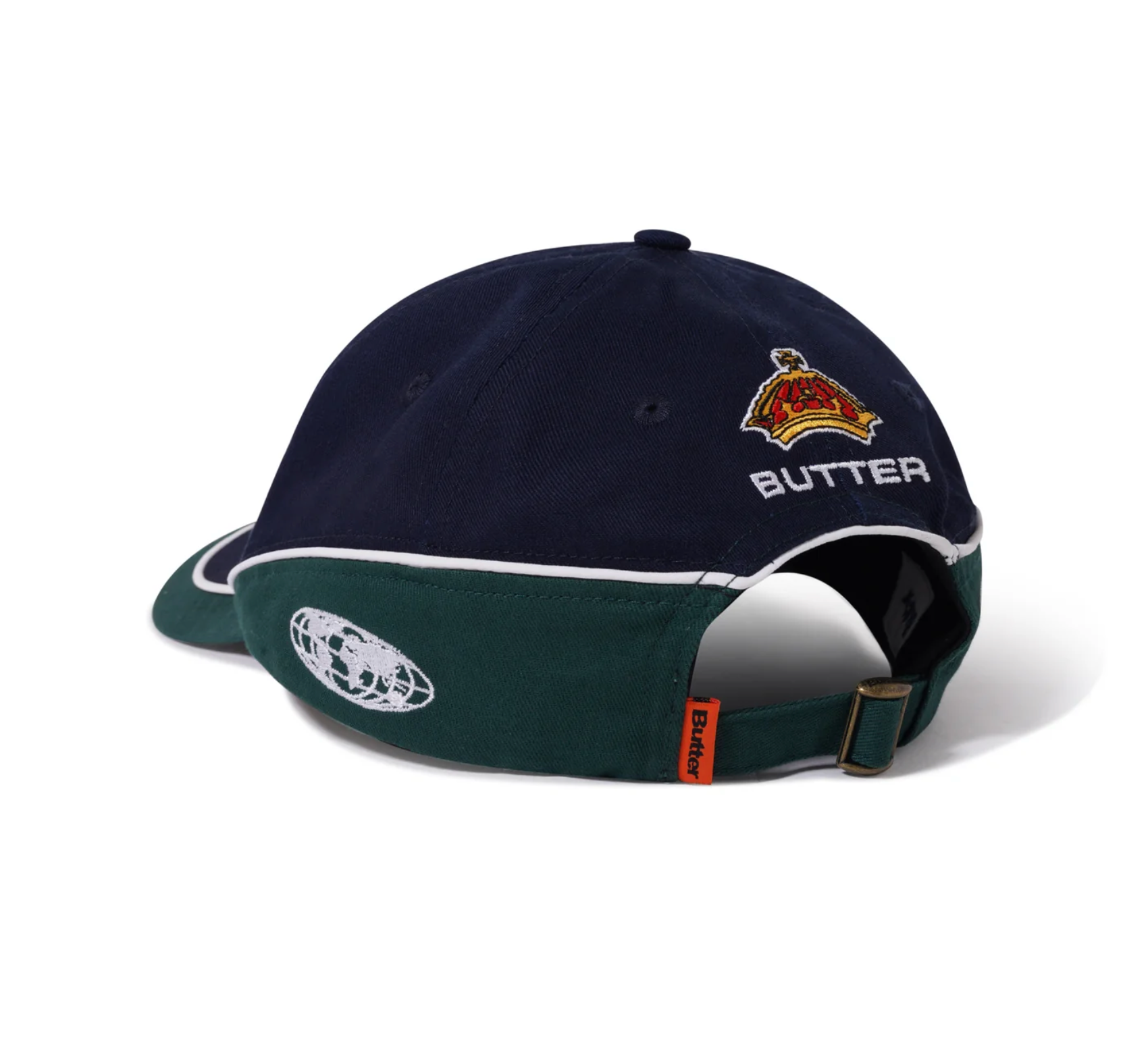 Internationale 6 Panel Cap - Navy/Forest