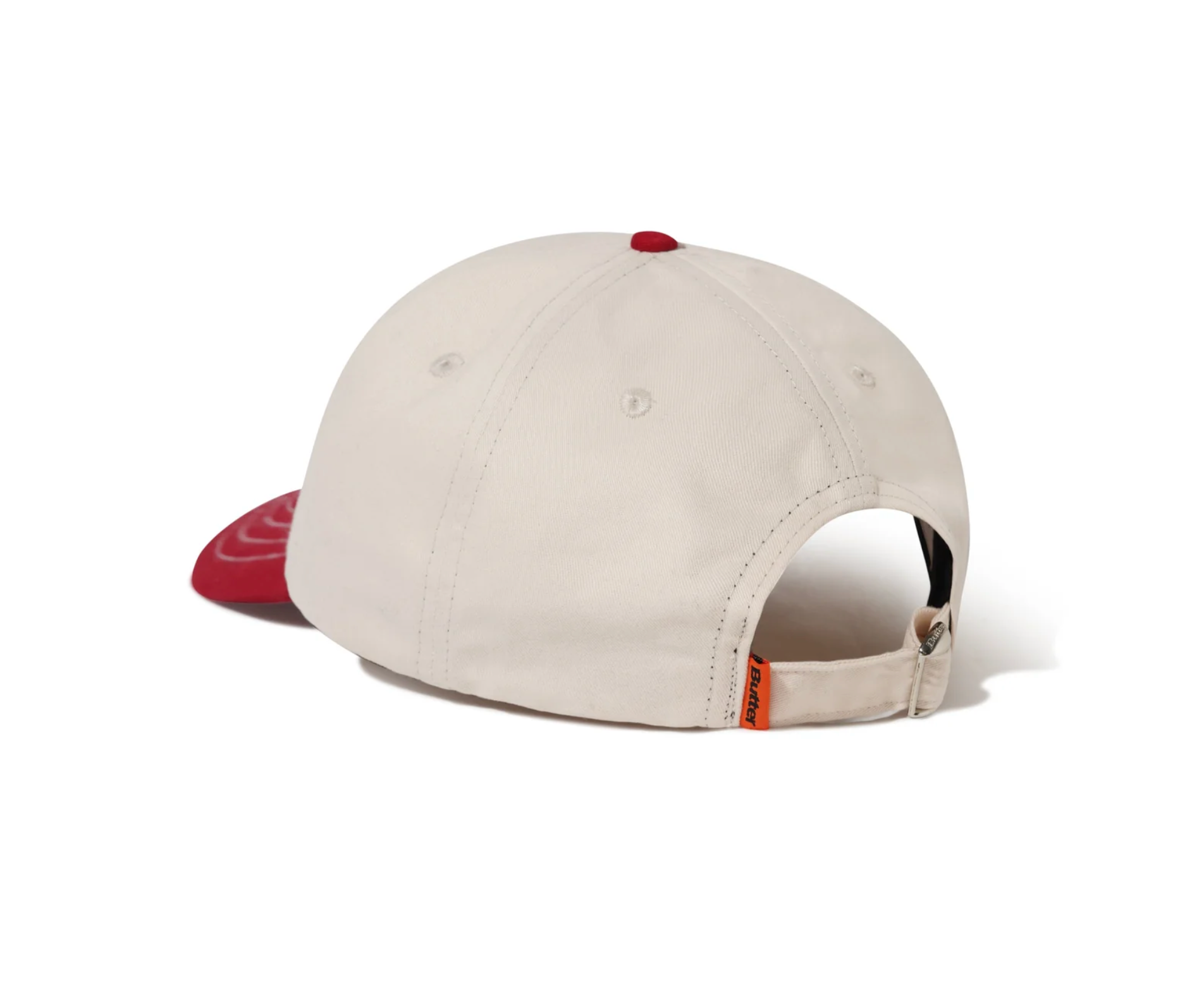 Rodent 6 Panel Cap - Natural/Burnt Red