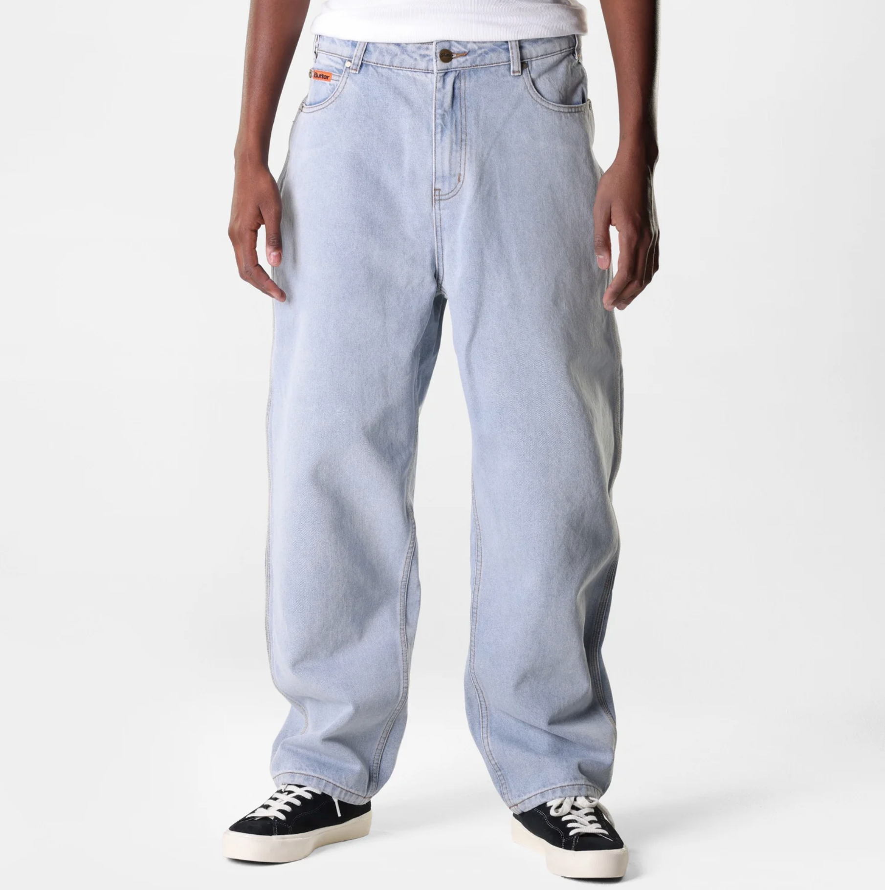 Baggy Denim Jeans - Light Blue