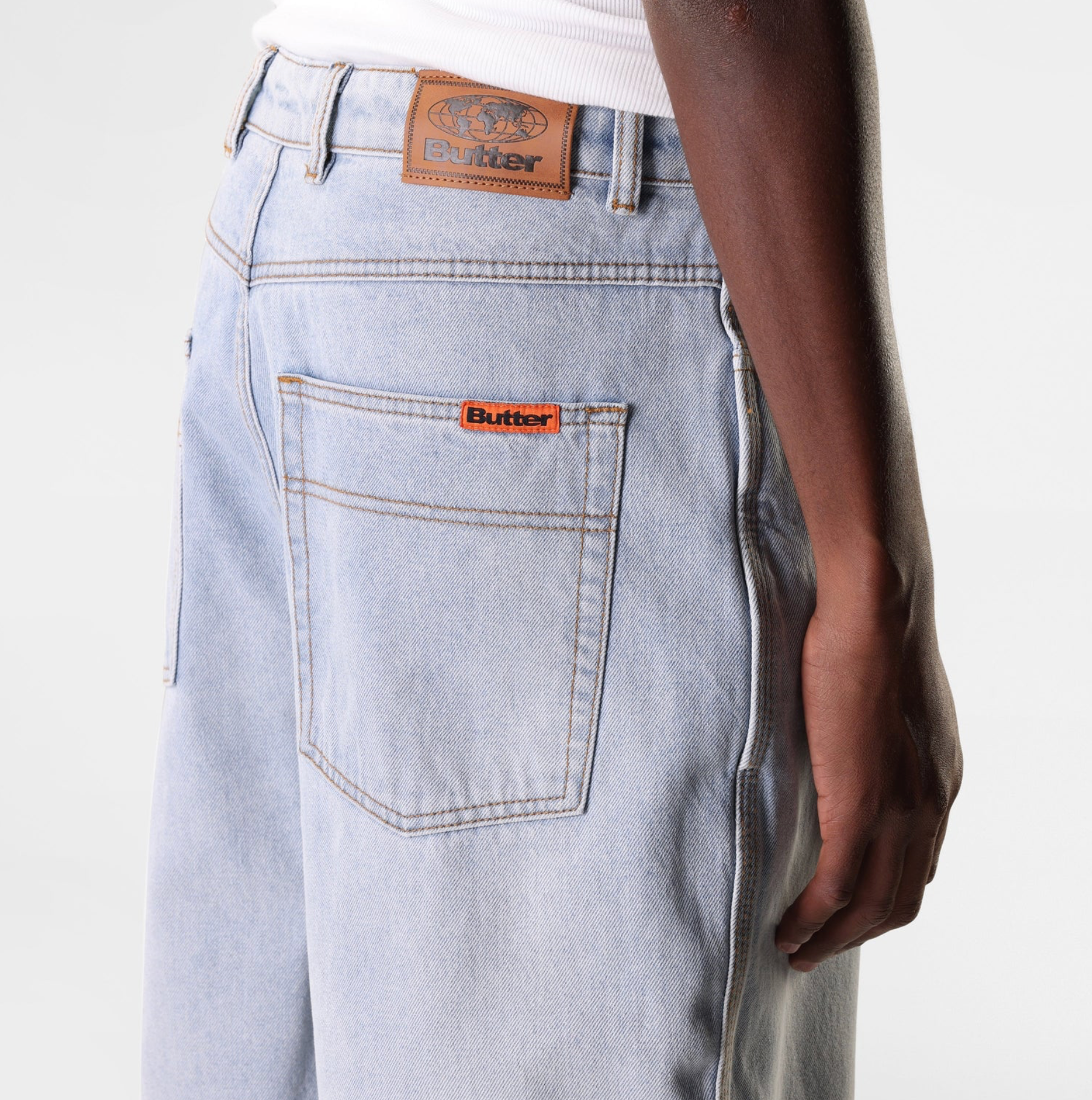 Baggy Denim Jeans - Light Blue