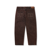 Applique Denim Jeans - Acid Brown