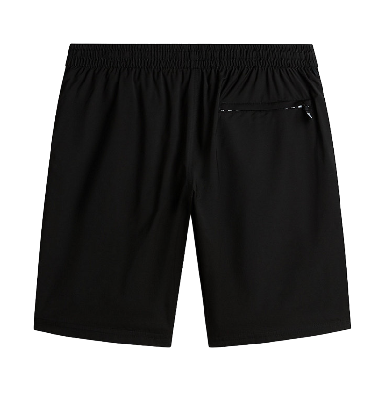 Primary Solid Elastic 19" Boardshorts - Black