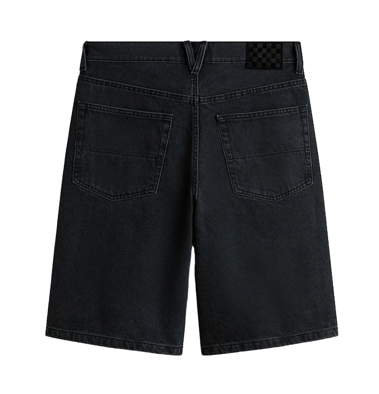 Check-5 Baggy Denim 23'' Shorts - Washed Black