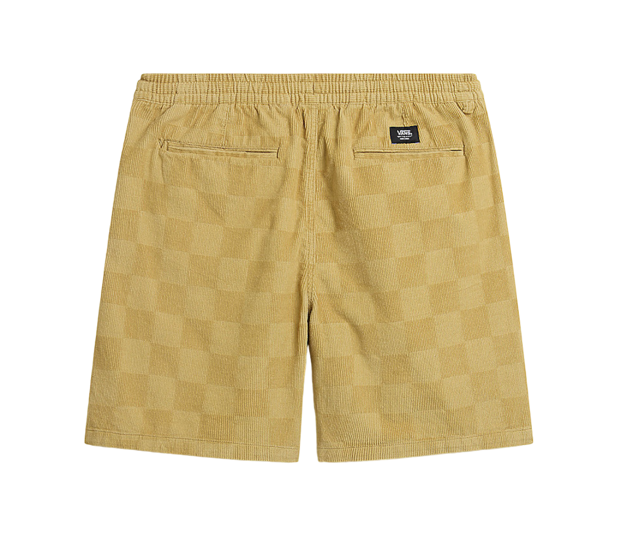 Range Checkerboard Cord Loose Shorts - Antelope