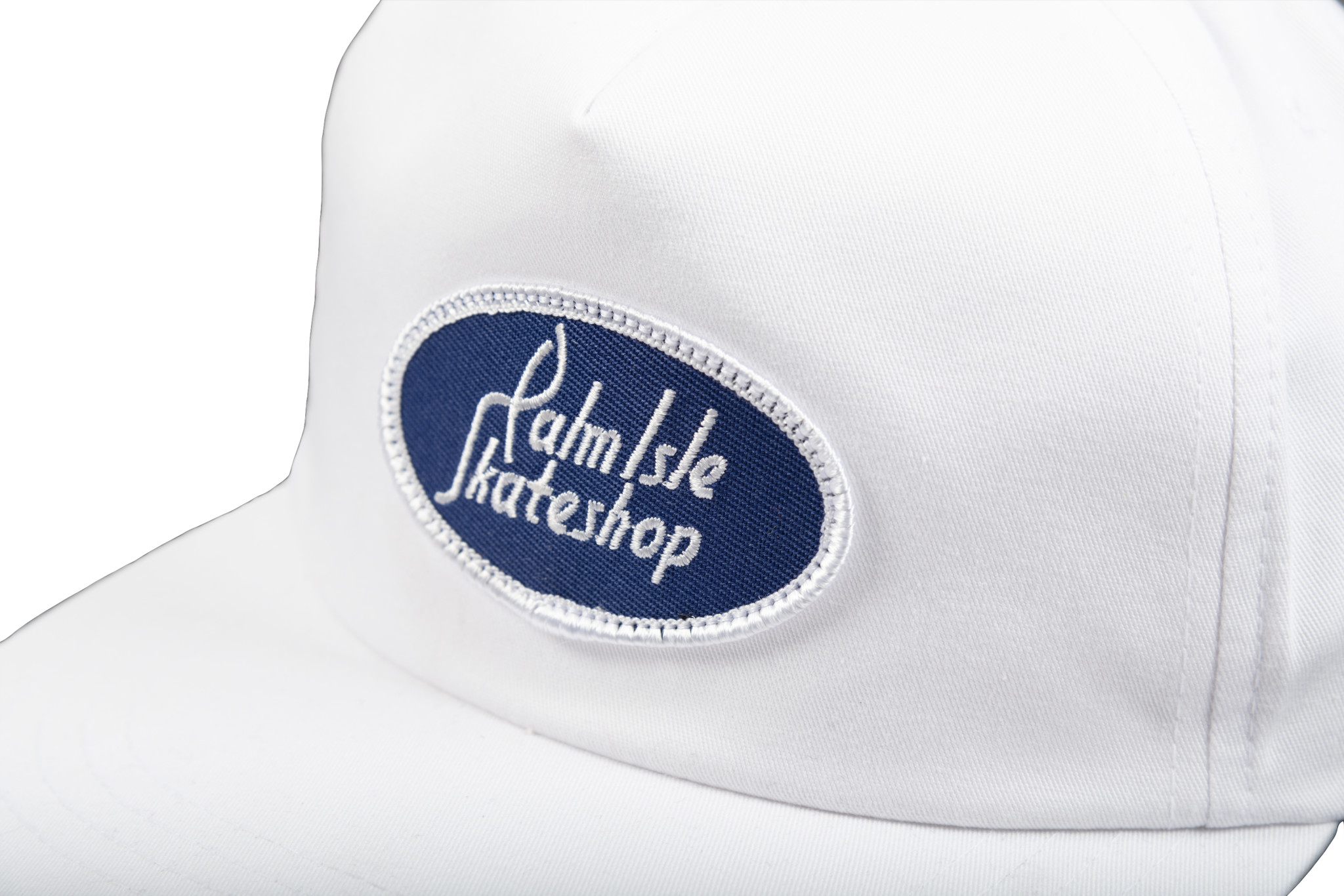 Gas Station Snapback Cap - White