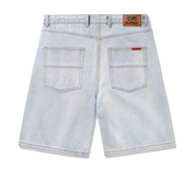 Baggy Denim Shorts - Light Blue