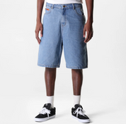 Baggy Denim Shorts - Washed Indigo