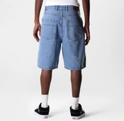 Baggy Denim Shorts - Washed Indigo