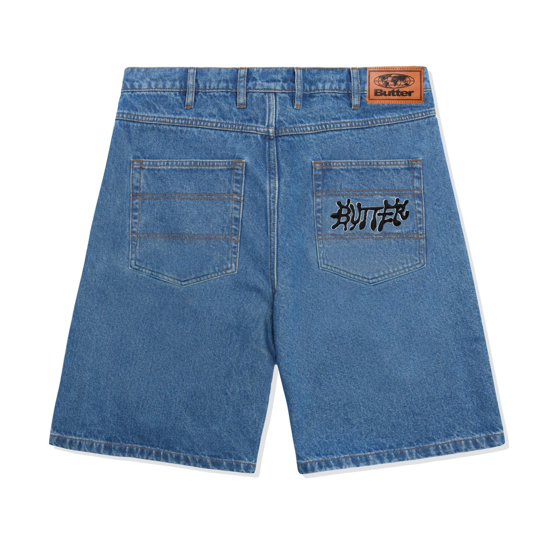 Ink Denim Shorts - Worn Blue