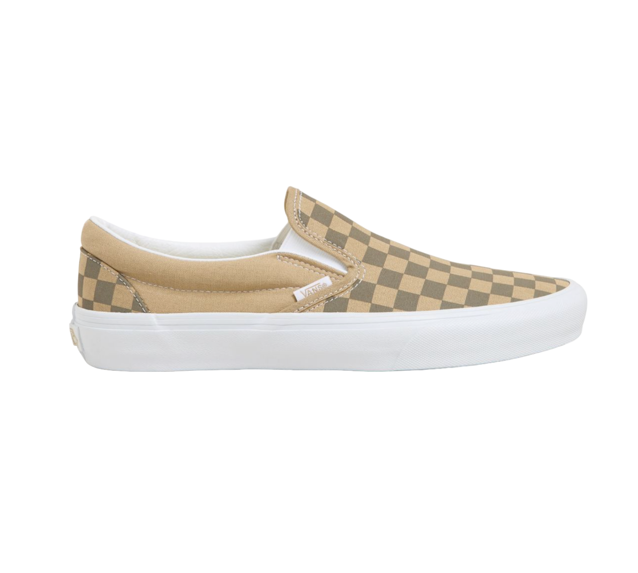 Classic Slip-On - Canvas Block Brown