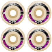 Soft Sliders Formula Four 93D Radials Natural - 58mm