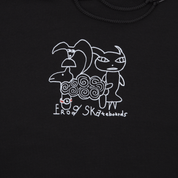 Sweat à capuche Sheep Friends - Noir