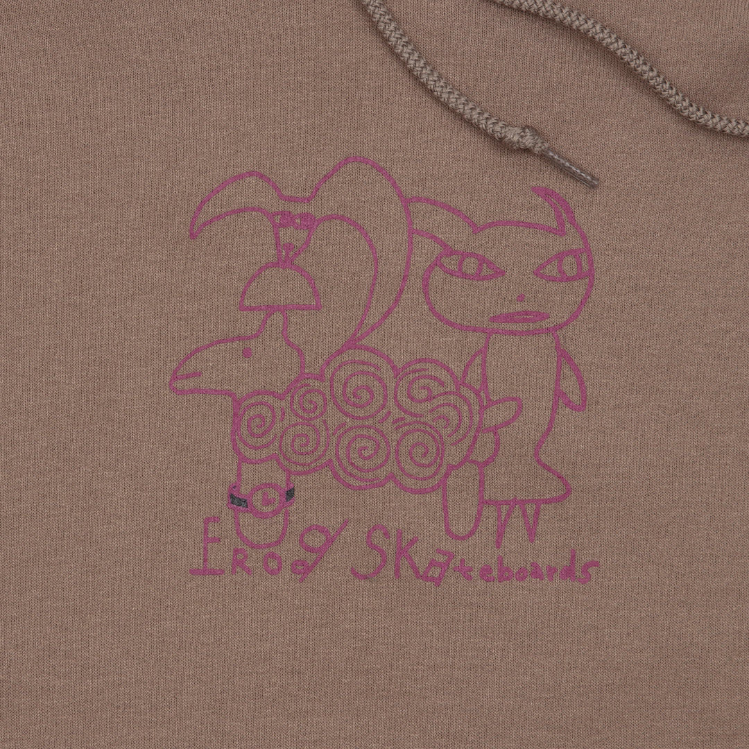 Sheep Friends Hoodie - Sandy