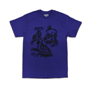 Skeleton Knife T-Shirt - Purple