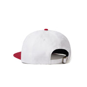Casquette Skyline 6 panneaux - Naturel/Cerise