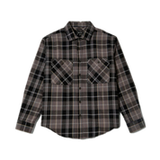 Vintage Wash L/S Flannel - Black/Charcoal Beige/Slate