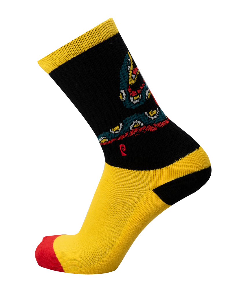 Double Snake Psocks - Yellow