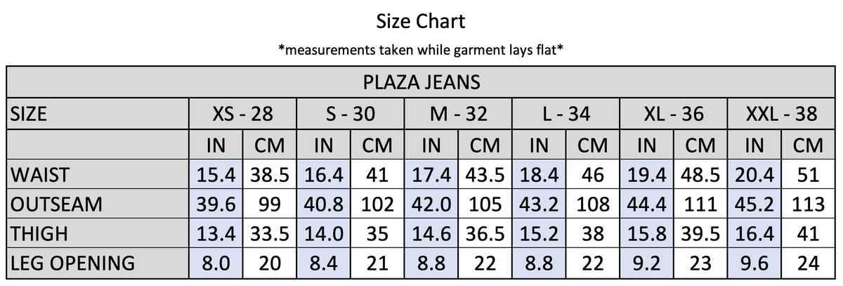 Plaza Jeans - Black Contrast Stitch