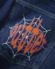 Spider Denim Jeans - Dark Indigo