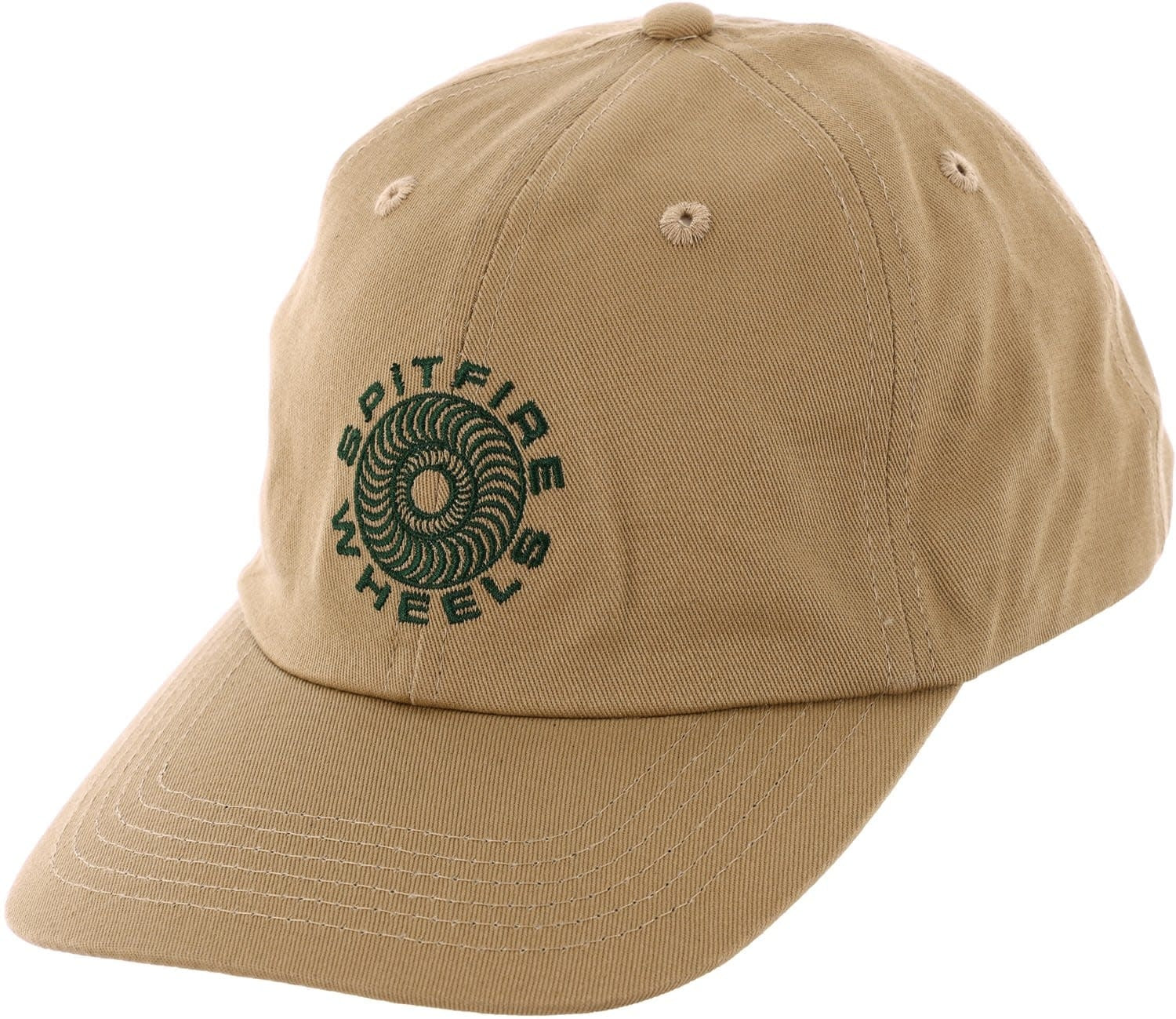 Classic 87' Swirl Strapback Hat - Tan/Dark Green