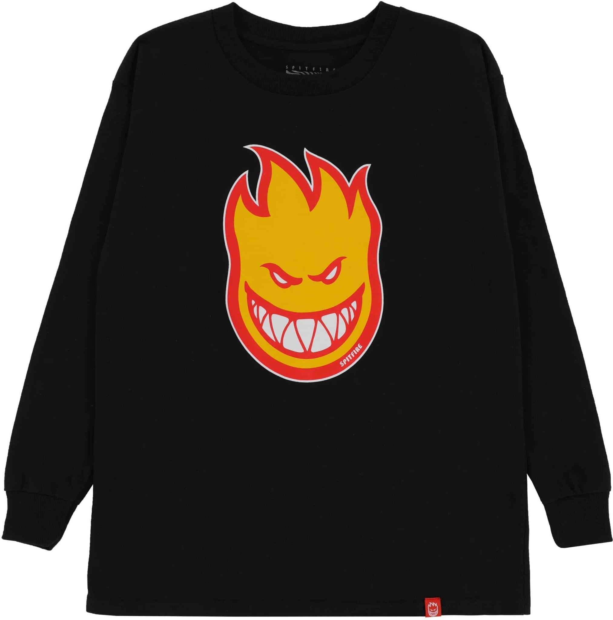 Youth Bighead Fill Long Sleeve T-Shirt - Black/Gold/Red