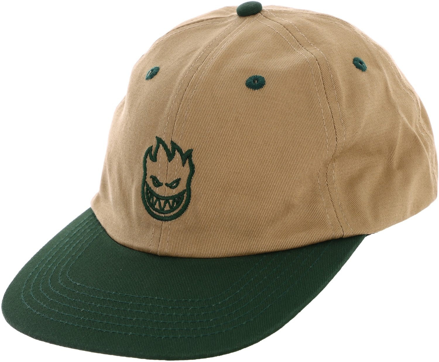 Lil Bighead Strapback Hat - Tan/Dark Green