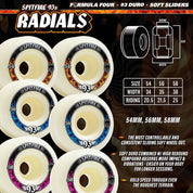 Soft Sliders Formula Four 93D Radials Natural - 56mm