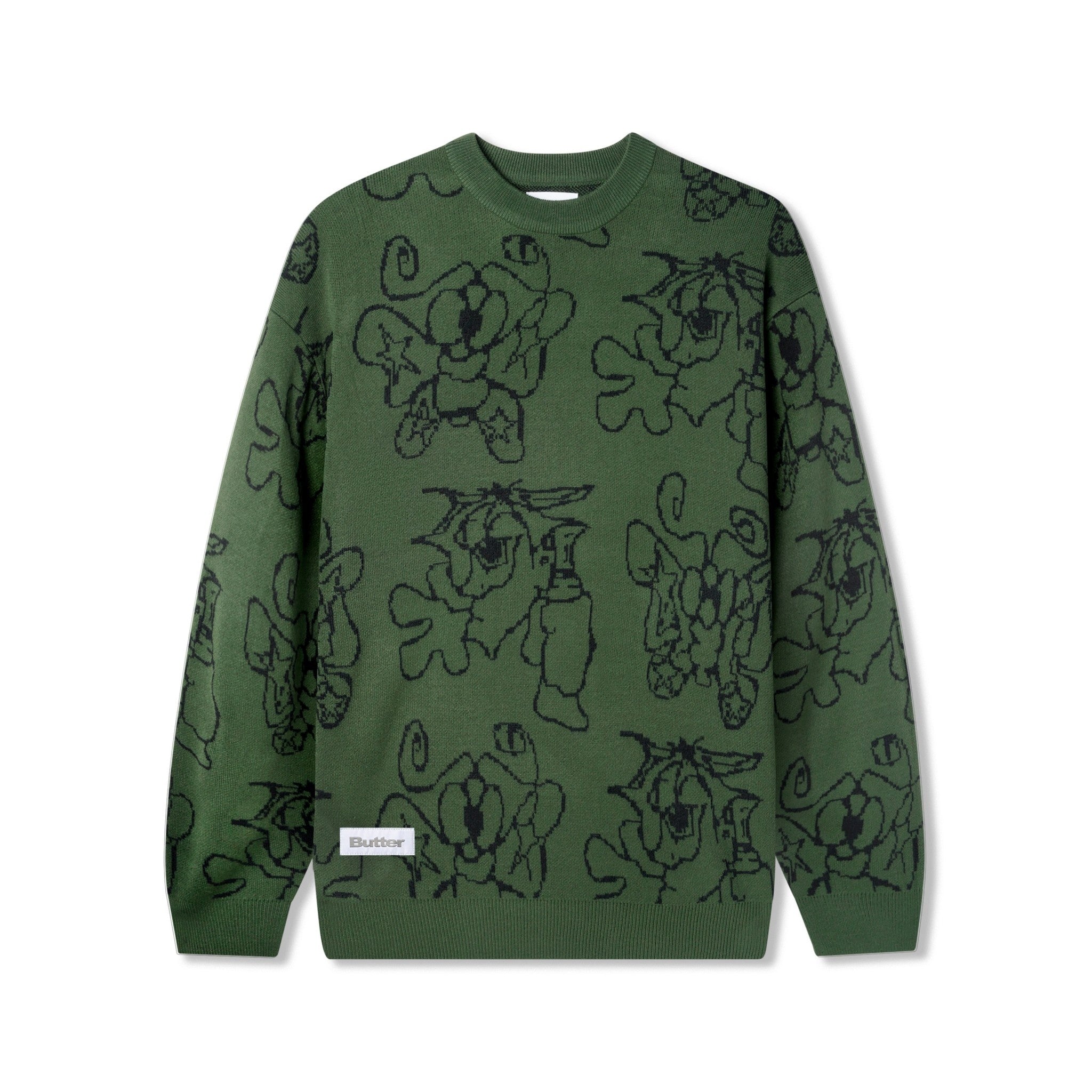 Pull en tricot pulvérisé - Forêt