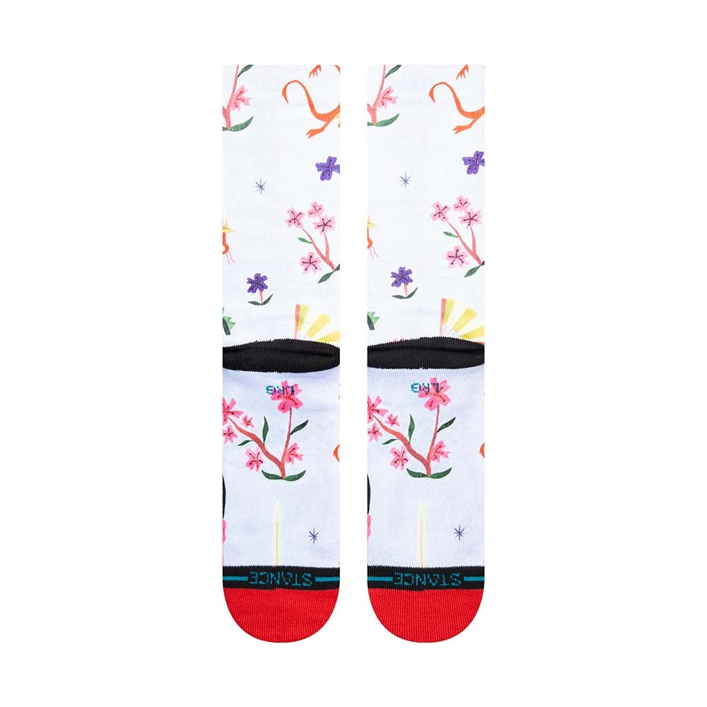 Disney Mulan By Estee Crew Socks - Red