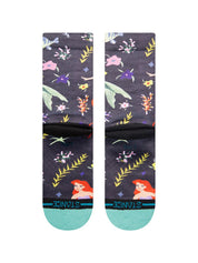 Kids Disney Ariel By Estee Crew Socks - Teal