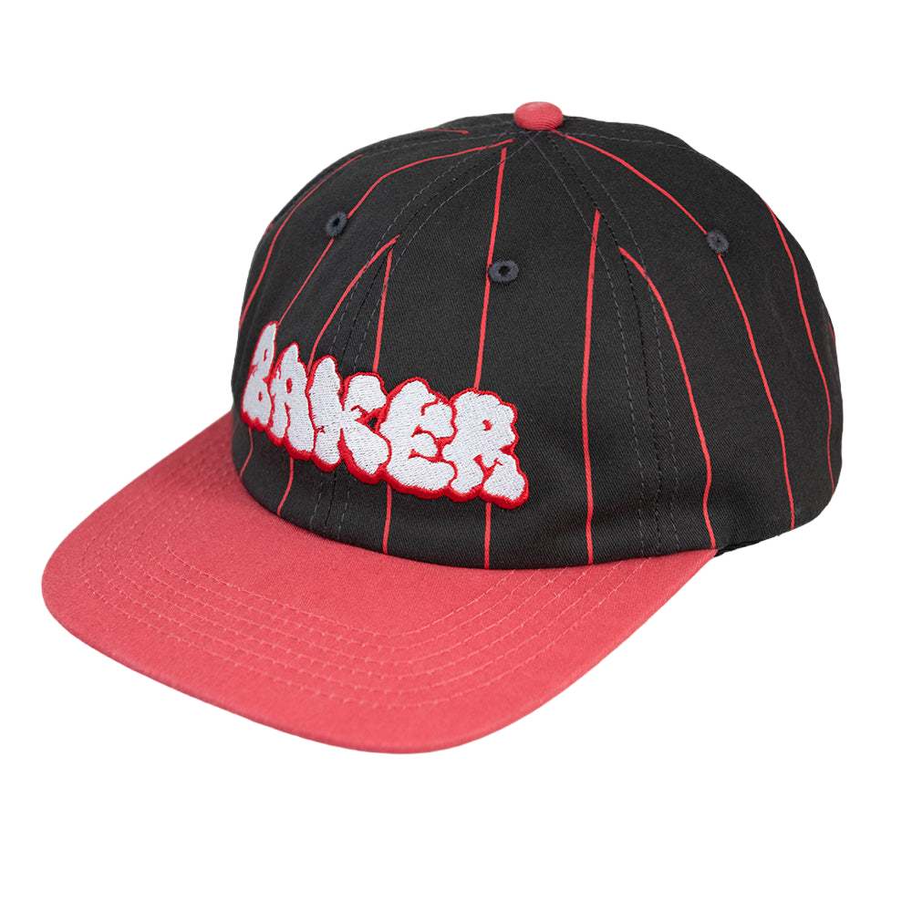 Bubble Pin Snapback - Black/Red