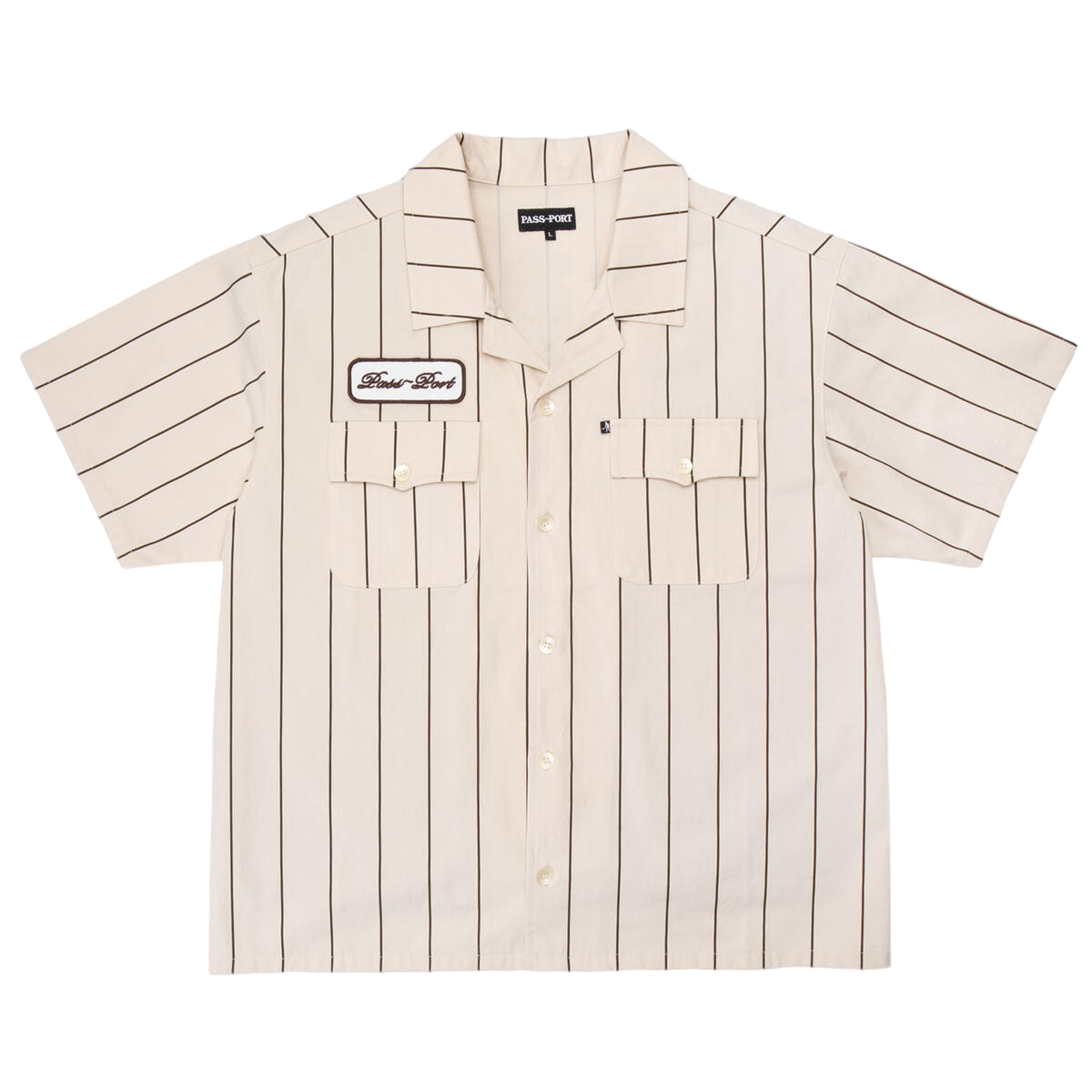 Striped Casual Shirt - Cream