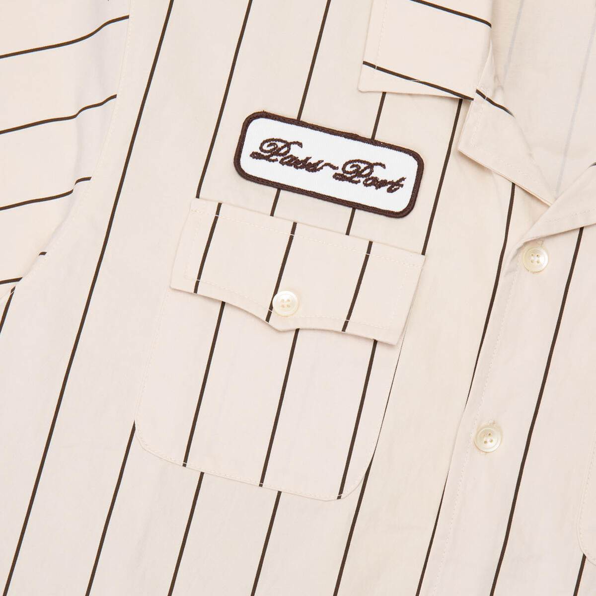 Striped Casual Shirt - Cream