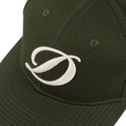 Cursive D Baseball Cap - Forest