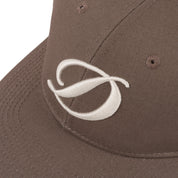 Cursive D Baseball Cap - Taupe