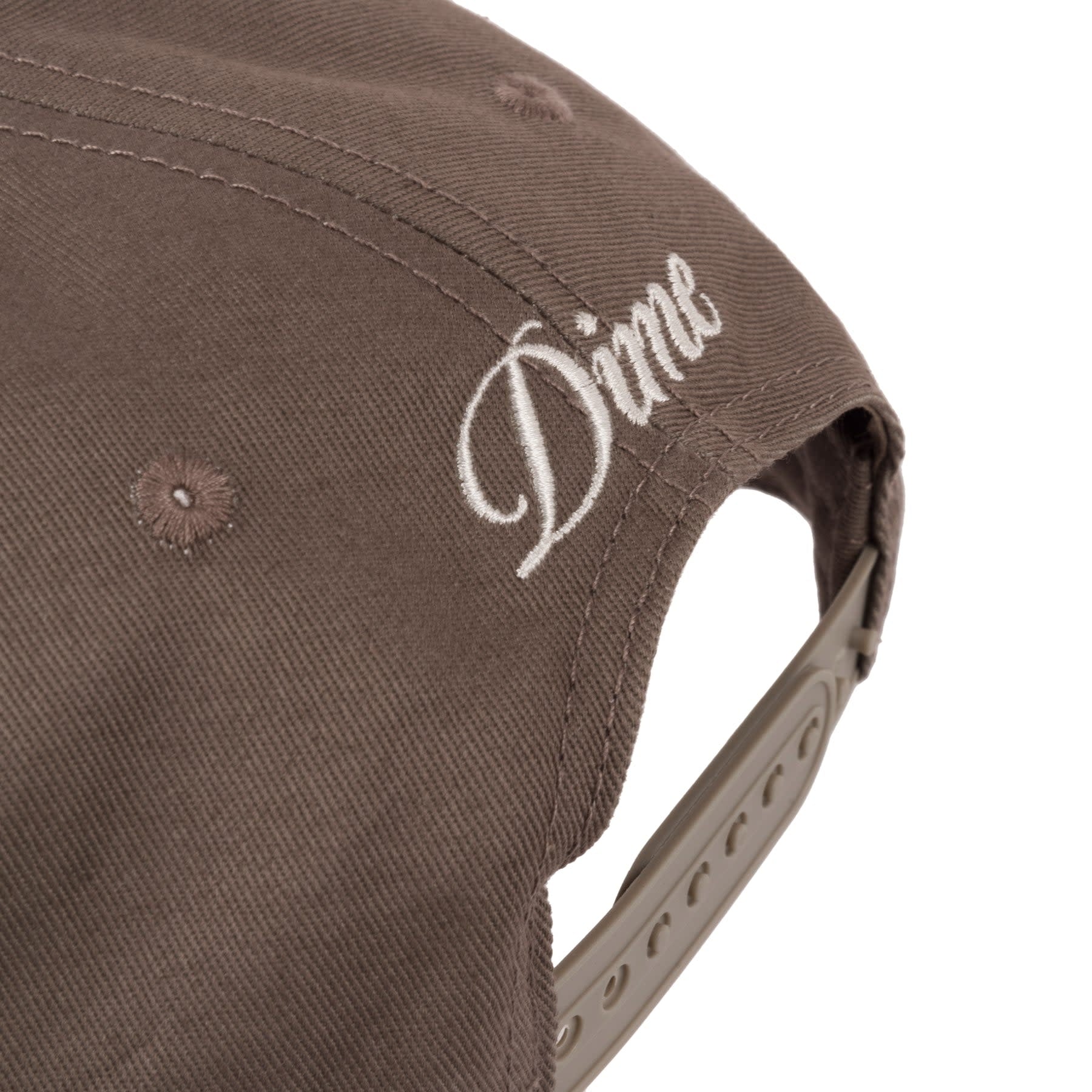 Cursive D Baseball Cap - Taupe