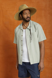 Bunker Reserve Cool Weight S/S Woven Shirt - Mineral Grey